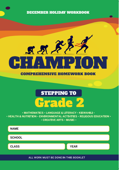 Stepping to  Grade2 Champion Homework Book Grade1 December