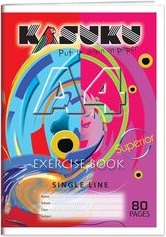 Exercise Book Kasuku A4 Ruled 80 pages