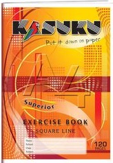 Exercise Book Kasuku A4 Squared 120 pages