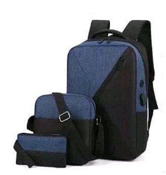 Backpack 3in1 Navy Blue Black Type C