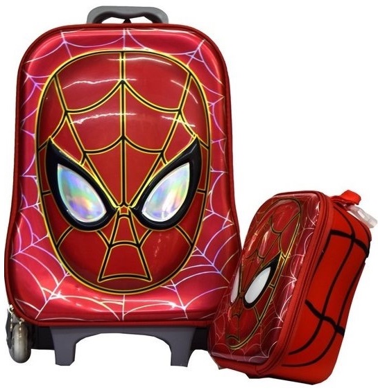 Spider Man 3in1 Suitcase Trolley