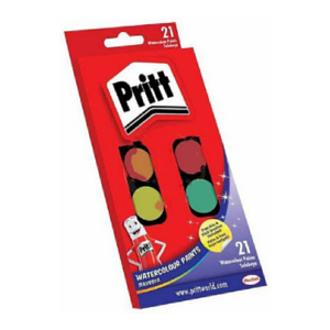 Colouring pritt water colours