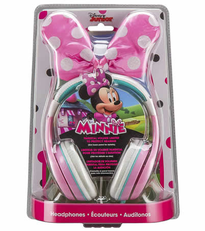 Cartoon Kids Headphones Minnie Mouse