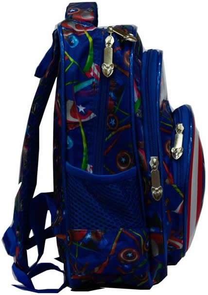 Captain American 3D Backpack Bag
