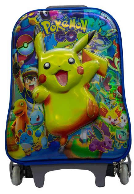 Pokemon Suitcase Trolley Set 3in1