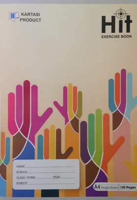 Exercise Book Kartasi A4 Squared 120 pages