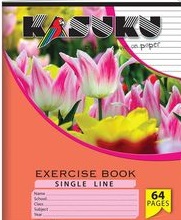 Kasuku 64 Pages Single Line Exercise Book