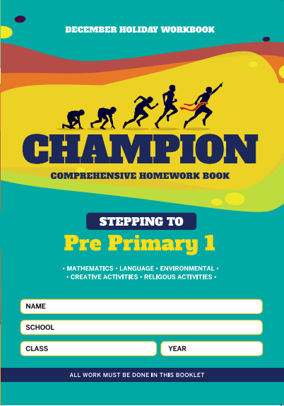 Stepping to PP1 Champion Homework Book  PlayGroup December