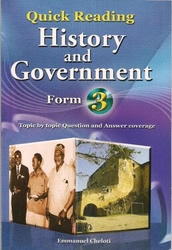 Quick Reading History & Government Form 3
