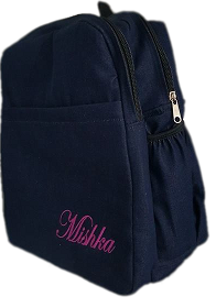 Double pad Boarding School Bag with name print