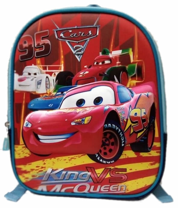 Lightning Mcqueen 3D backpack for preschool