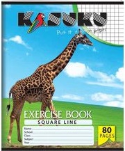 Exercise Book Kasuku A5 Squared 80 pages