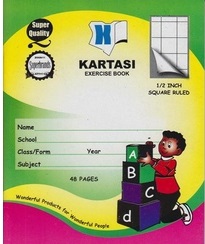 Exercise Book Kartasi A5 Squared 48 Pages A5