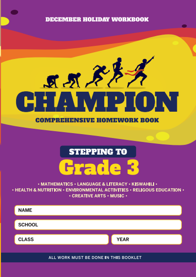 Stepping to Grade3 Champion Homework Book Grade2 December