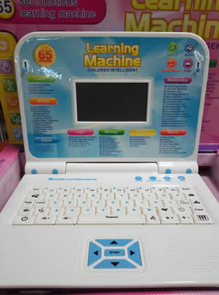 Blue Kids laptop Learning machine
