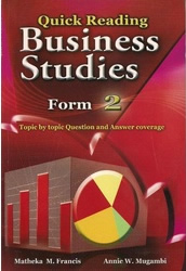 Quick Reading Business Studies Form 2