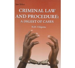 Criminal Law and Procedure Digest of Cases