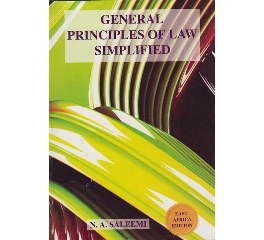 General Principles of Law Simplified-Saleemi