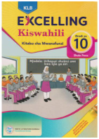 KLB Excelling Kiswahili Grade 10