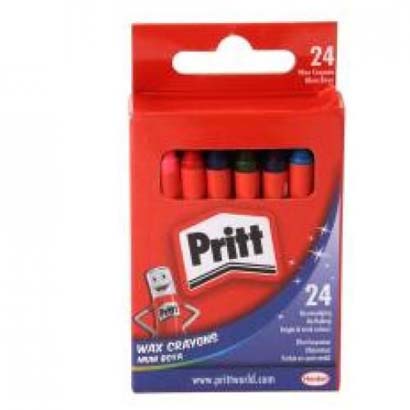 Crayons Packet 24s by pritt