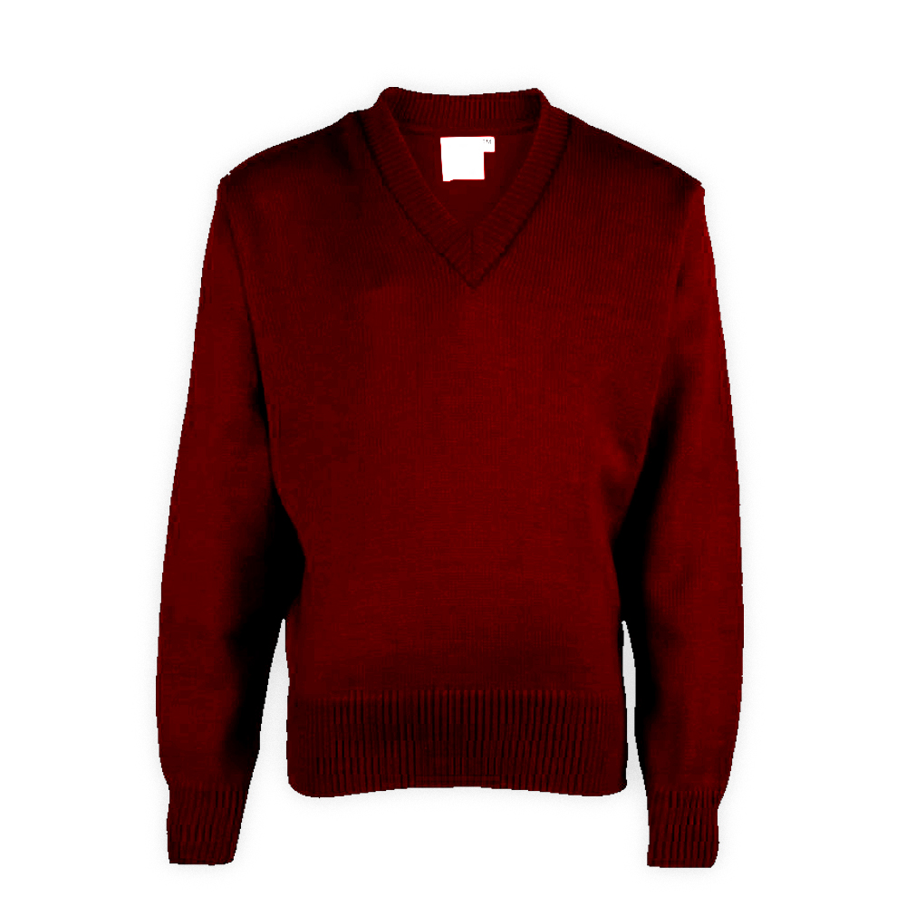 Maroon Plain School Sweaters