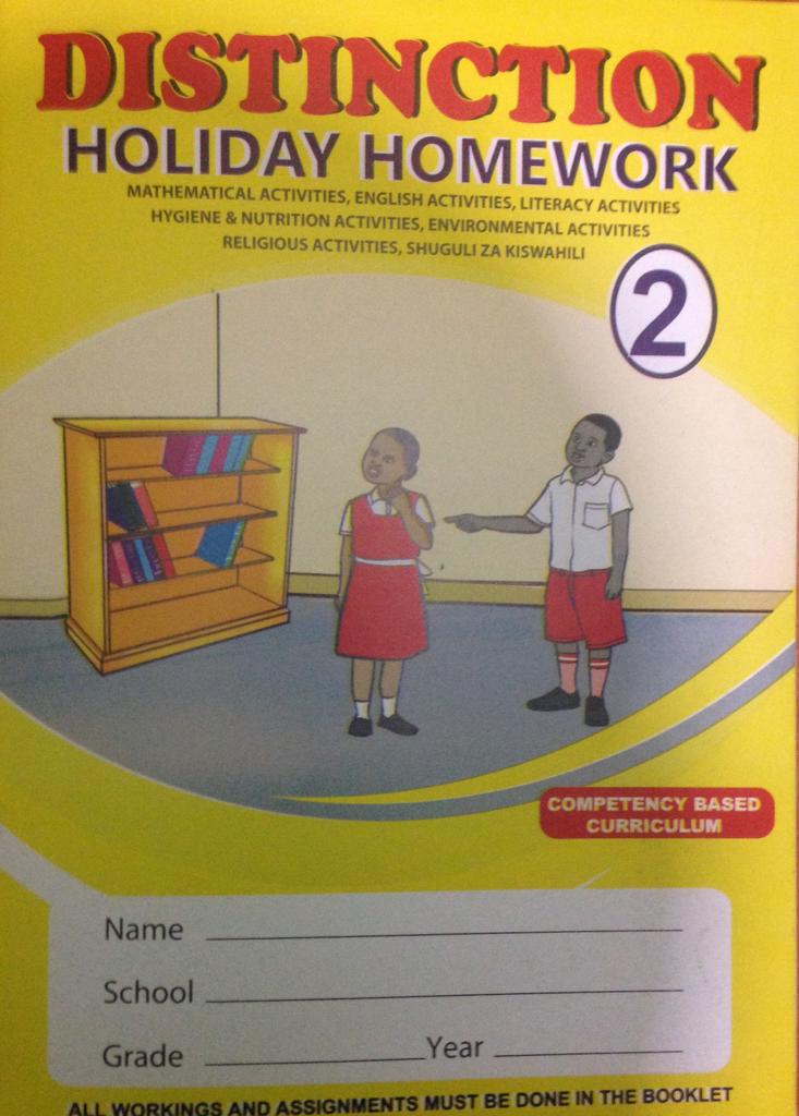  Distinction Holiday Homework Grade 2