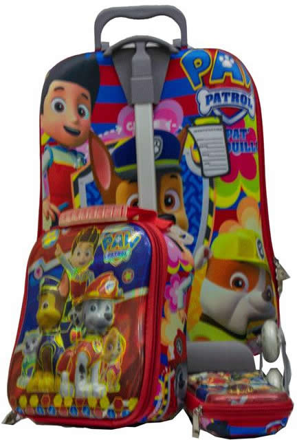 Pawpatrol 3in1 Suitcase Trolley Set