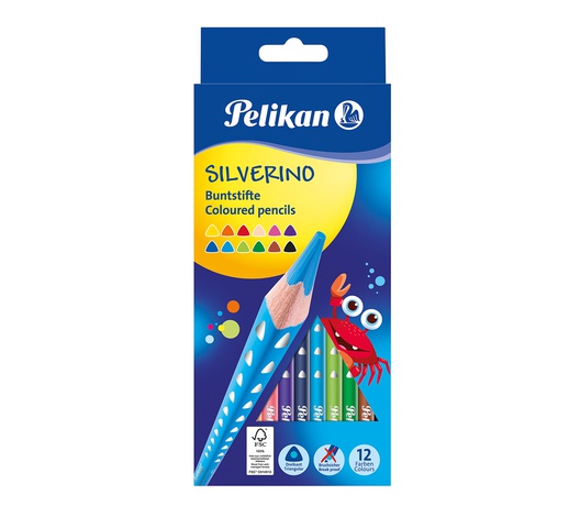 Pelikan Colour Pencil SIlverino