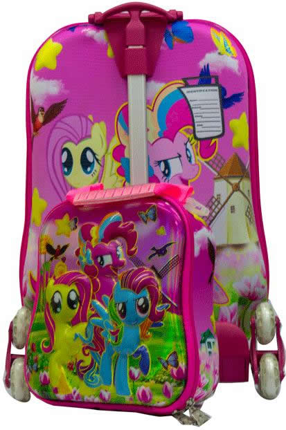 My Little Pony 3in1 Suitcase Trolley Set