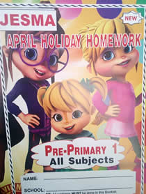Jesma Holiday Homework Book PP1
