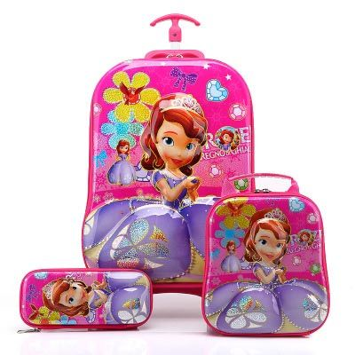 Sophia Suitcase Trolley set 3in1