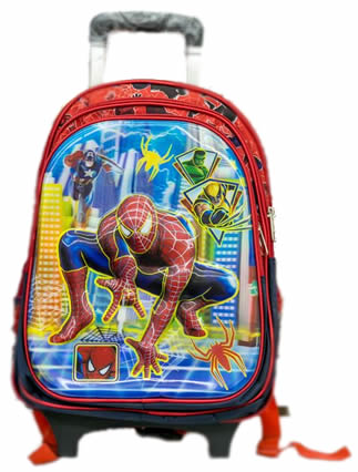 Spiderman trolley bag removable