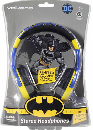 Cartoon Kids Headphones Batman